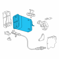 OEM 2000 Chevrolet Malibu Vapor Canister Diagram - 17113685