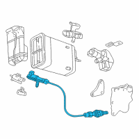 OEM 2000 Chevrolet Cavalier Oxygen Sensor Diagram - 24577622