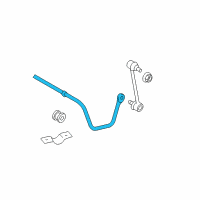 OEM 2010 Toyota Camry Stabilizer Bar Diagram - 48812-06090