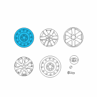 OEM 2010 Kia Optima Wheel Assembly-Steel Diagram - 529102G451