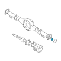 OEM Dodge Ram 50 Seal-Rear Axle Shaft Diagram - MB837719