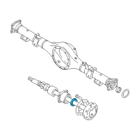 OEM Dodge Raider Wheel Seal Diagram - MB092437