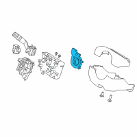 OEM 2015 Ford Taurus Steering Sensor Assembly Diagram - FC3Z-3F818-A