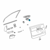 OEM 2011 Lincoln Town Car Lock Switch Diagram - 9W1Z-14028-AB