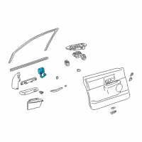 OEM Lincoln Town Car Seat Switch Diagram - 7W1Z-14A701-EA