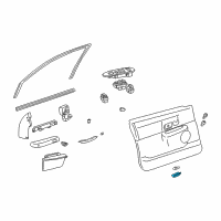 OEM 2010 Lincoln Town Car Courtesy Lamp Diagram - 3W1Z-13734-BA