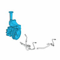 OEM 2013 Dodge Charger Power Steering Pump Diagram - 5181854AA