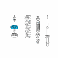 OEM 2005 Acura TSX Base, Front Shock Absorber Mounting Diagram - 51675-SDA-A01