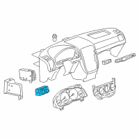 OEM 2007 Chevrolet Uplander Headlamp Switch Diagram - 15198640