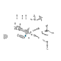 OEM 2010 Acura TL Bush, Steering Gear Box Mounting Diagram - 53685-TK4-A01