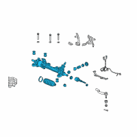 OEM 2014 Acura TL Box Assembly, Eps Gear Diagram - 53600-TK4-A01