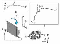 OEM 2021 Toyota RAV4 Discharge Hose Diagram - 88711-0R020