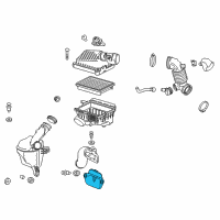 OEM 2018 Chevrolet Spark Inlet Duct Diagram - 42359286