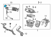 OEM 2021 Jeep Wrangler Hose Clamp Diagram - 6512645AA