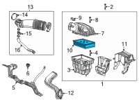 OEM 2021 Jeep Gladiator Filter-Air Cleaner Diagram - 68293164AC