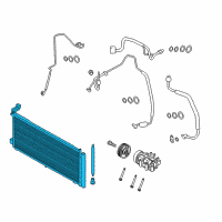 OEM Ford EcoSport Condenser Diagram - H6BZ-19712-B