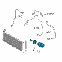 OEM 2018 Ford EcoSport Compressor Diagram - GN1Z-19703-H