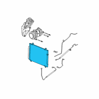 OEM 2007 Cadillac CTS Condenser Asm, A/C Diagram - 19355727