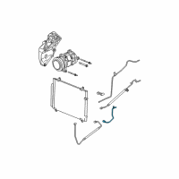 OEM 2003 Cadillac CTS Tube, A/C Condenser Outlet Diagram - 25720202