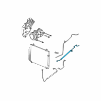 OEM 2003 Cadillac CTS Hose, A/C Compressor Diagram - 25745129