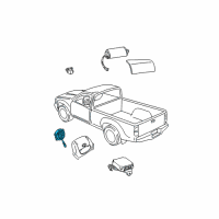 OEM Toyota Tacoma Clock Spring Diagram - 84306-04070