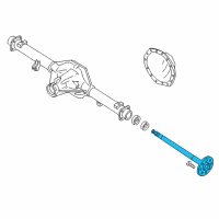 OEM Cadillac Escalade Axle Shafts Diagram - 26010416