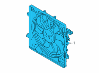 OEM Kia Blower Assembly Diagram - 25380P2040