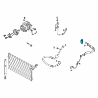 OEM 2015 Hyundai Equus Expansion Valve Assembly Diagram - 97626-3N000