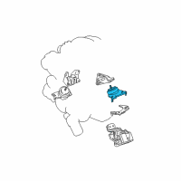 OEM Toyota Tundra Front Mount Diagram - 12362-0P020