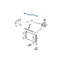 OEM 2008 Pontiac G5 Inlet Hose Diagram - 15945886