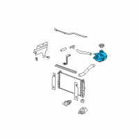 OEM 2006 Chevrolet Cobalt Reservoir Diagram - 15226536