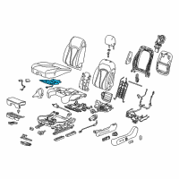 OEM 2020 Buick Envision Seat Cushion Heater Diagram - 84020192