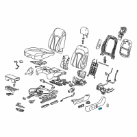 OEM 2017 Buick Envision Seat Switch Knob Diagram - 13274115