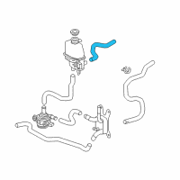 OEM 2021 Toyota Prius AWD-e Outlet Hose Diagram - G922C-47010