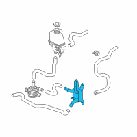 OEM 2019 Toyota Prius AWD-e Inverter Cooler Diagram - G125A-47010