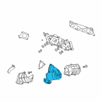 OEM Acura RDX Catalytic Converter Diagram - 18190-RWC-A00