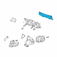 OEM 2010 Acura RDX Gasket, Exhaust Manifold (Nippon Leakless) Diagram - 18115-RWC-A01