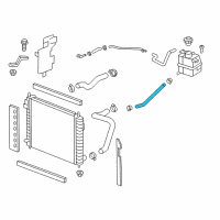 OEM Chevrolet Captiva Sport Reservoir Hose Diagram - 19258615