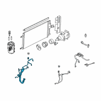 OEM Ford Escape Hose & Tube Assembly Diagram - 8M6Z-19D850-A