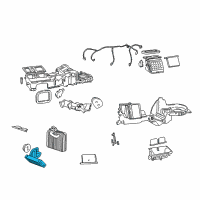 OEM 2002 Jeep Grand Cherokee Core-Heater Diagram - 5012691AB