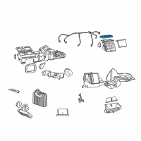 OEM 1999 Jeep Grand Cherokee Seal-Air Inlet Diagram - 5012709AA