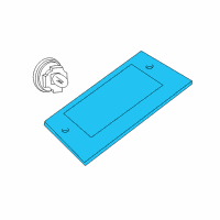 OEM Chrysler Concorde Lamp-License Plate Diagram - 4574904