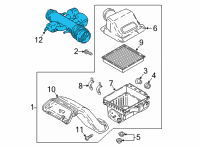 OEM 2021 Ford F-150 HOSE - AIR Diagram - ML3Z-9B659-A