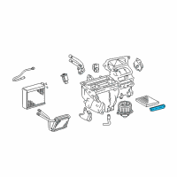 OEM Toyota Corolla Filter Case Diagram - 88548-02030