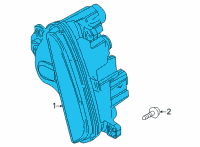 OEM Toyota RAV4 Fog Lamp Assembly Diagram - 81430-42020