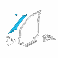 OEM 1998 Honda Accord Garn Assy*NH302L* Diagram - 84101-S82-A01ZB