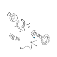 OEM Ford Explorer Wheel Stud Diagram - 1L2Z-1107-AB