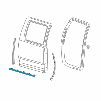 OEM 2017 Ram 3500 Seal-Door SILL Diagram - 55372714AE