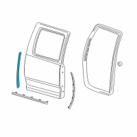 OEM Dodge Ram 2500 C Pillar Lower Diagram - 55372702AF