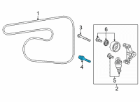 OEM 2018 Honda Accord Bolt, Wash, 8X45 Diagram - 90007-59B-000